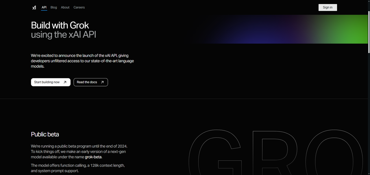 资讯丨xAI官宣Grok API开启公测，唯一模型grok-beta表现能否达到预期？