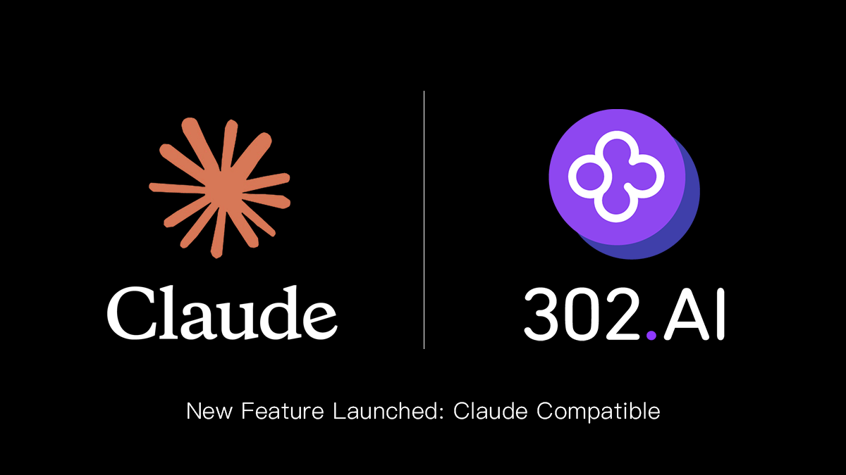 302.AI 新品发布| 302.AI独家功能上线：让Claude Code支持调用任意第三方模型