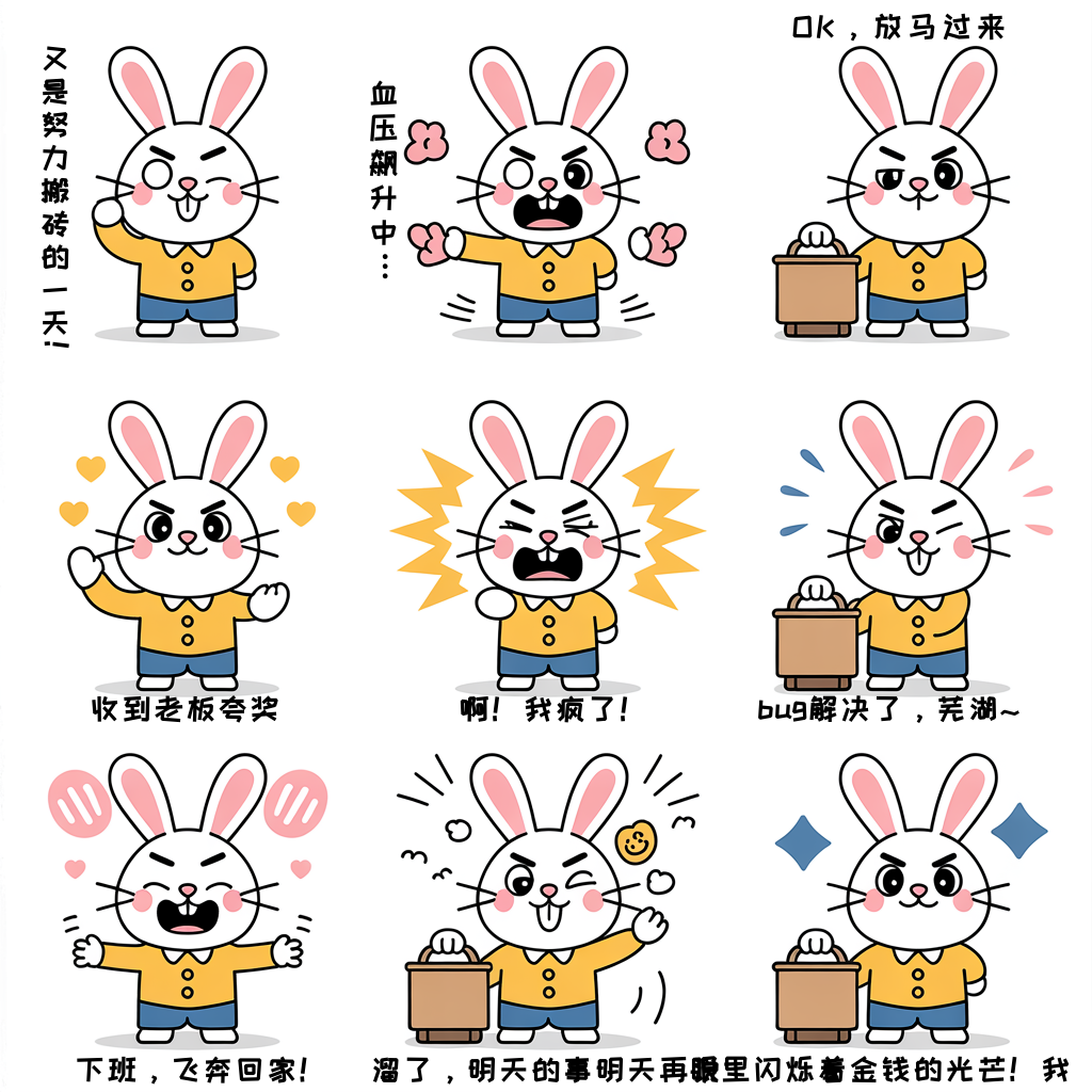 302.AI 实战教程丨别眨眼！AI批量生产原创表情包教程，手残党5分钟学会躺赚奶茶钱