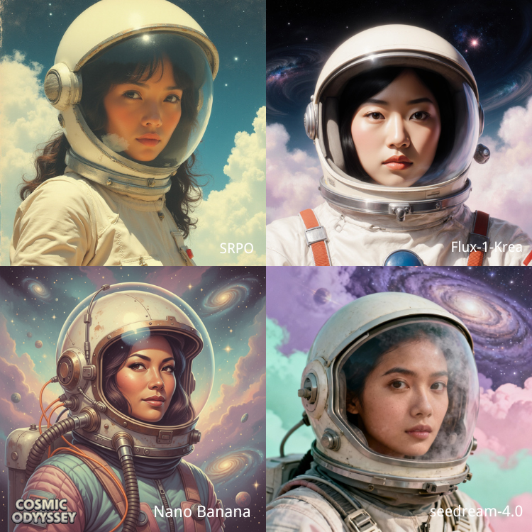 AI人像专题测试：腾讯混元微调的Flux-1-SRPO有何独门绝技？丨302.AI 基准实验室